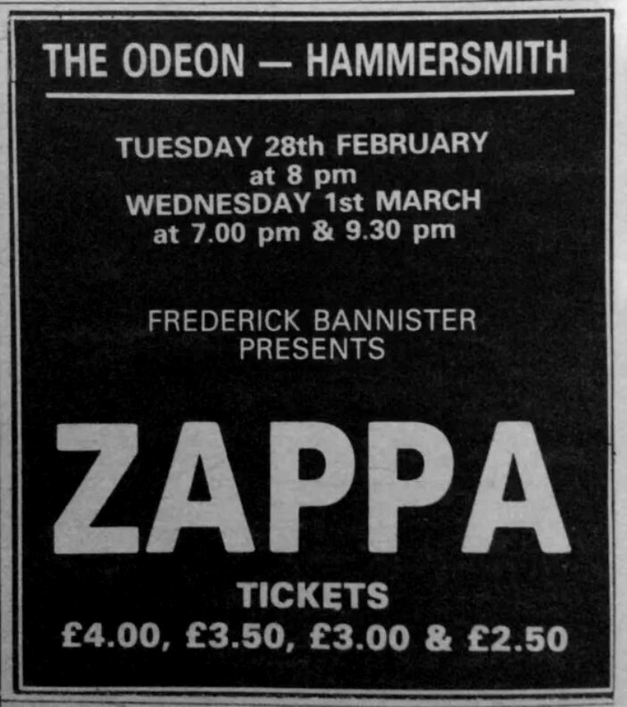 28/02-01/03/1978Hammersmith Odeon, London, UK